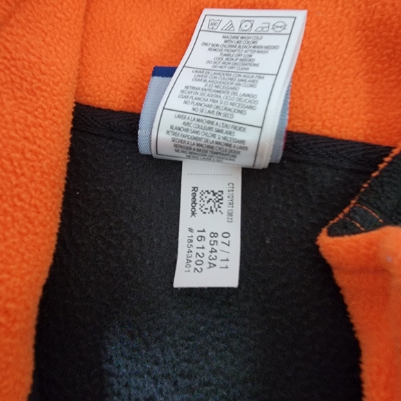 Mens size Large 2011 Reebok NFL Cincinnati Bengals Full Zip Fleece Jacket - Picture 6 of 9